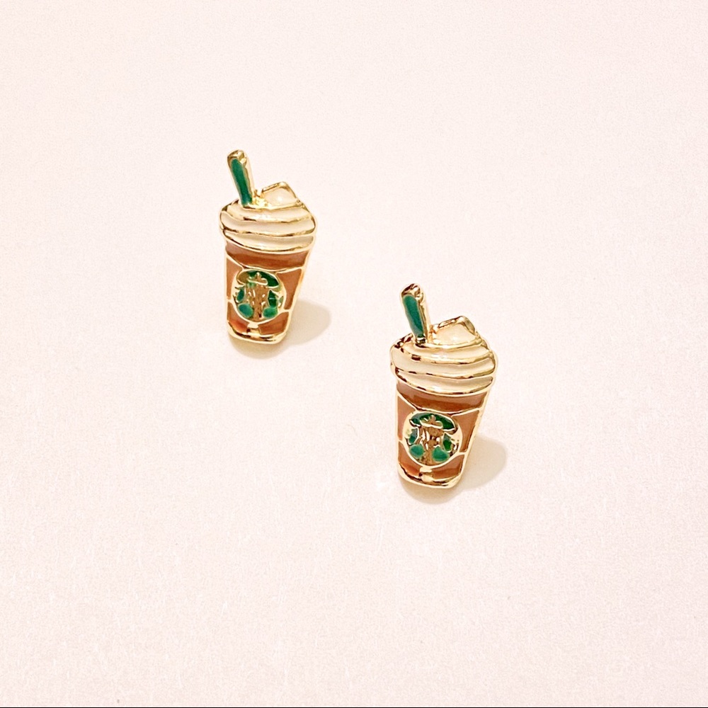 Starbucks Stud Earrings